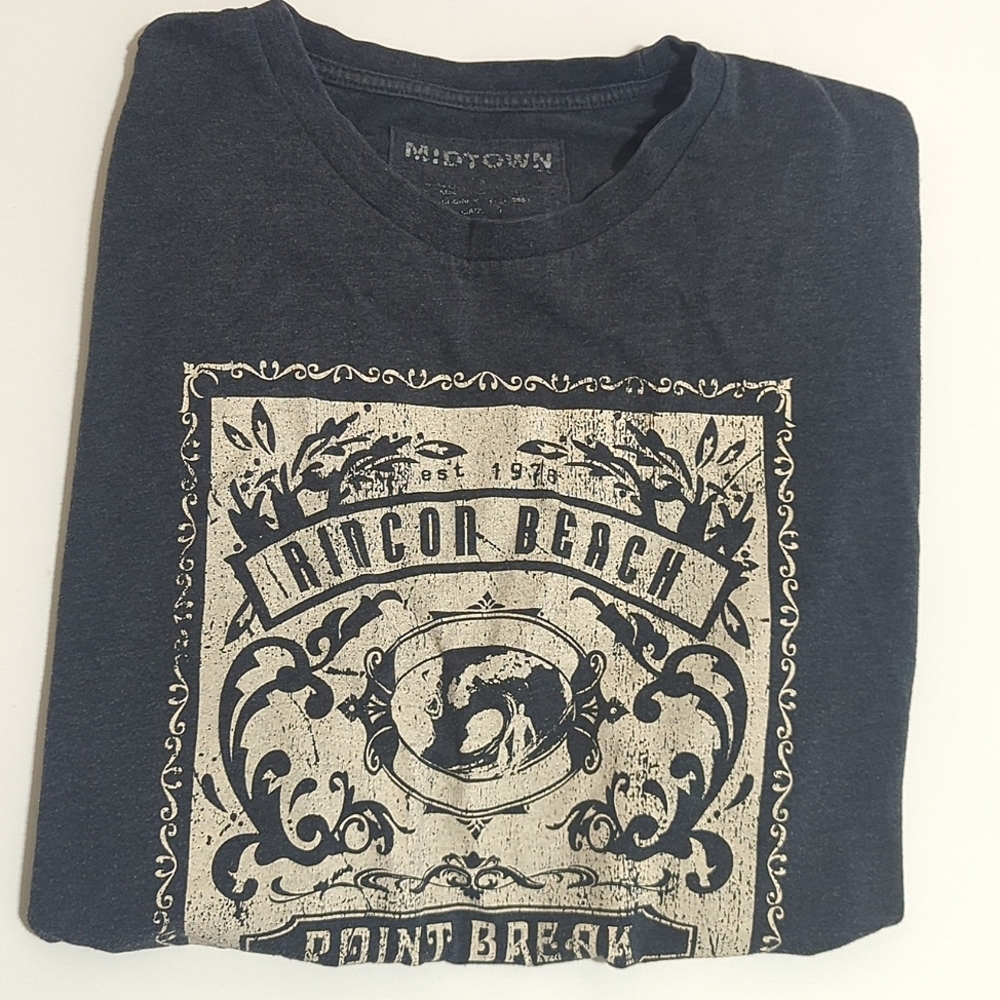 Men's Large Rincon Beach Short Sleeve Tee